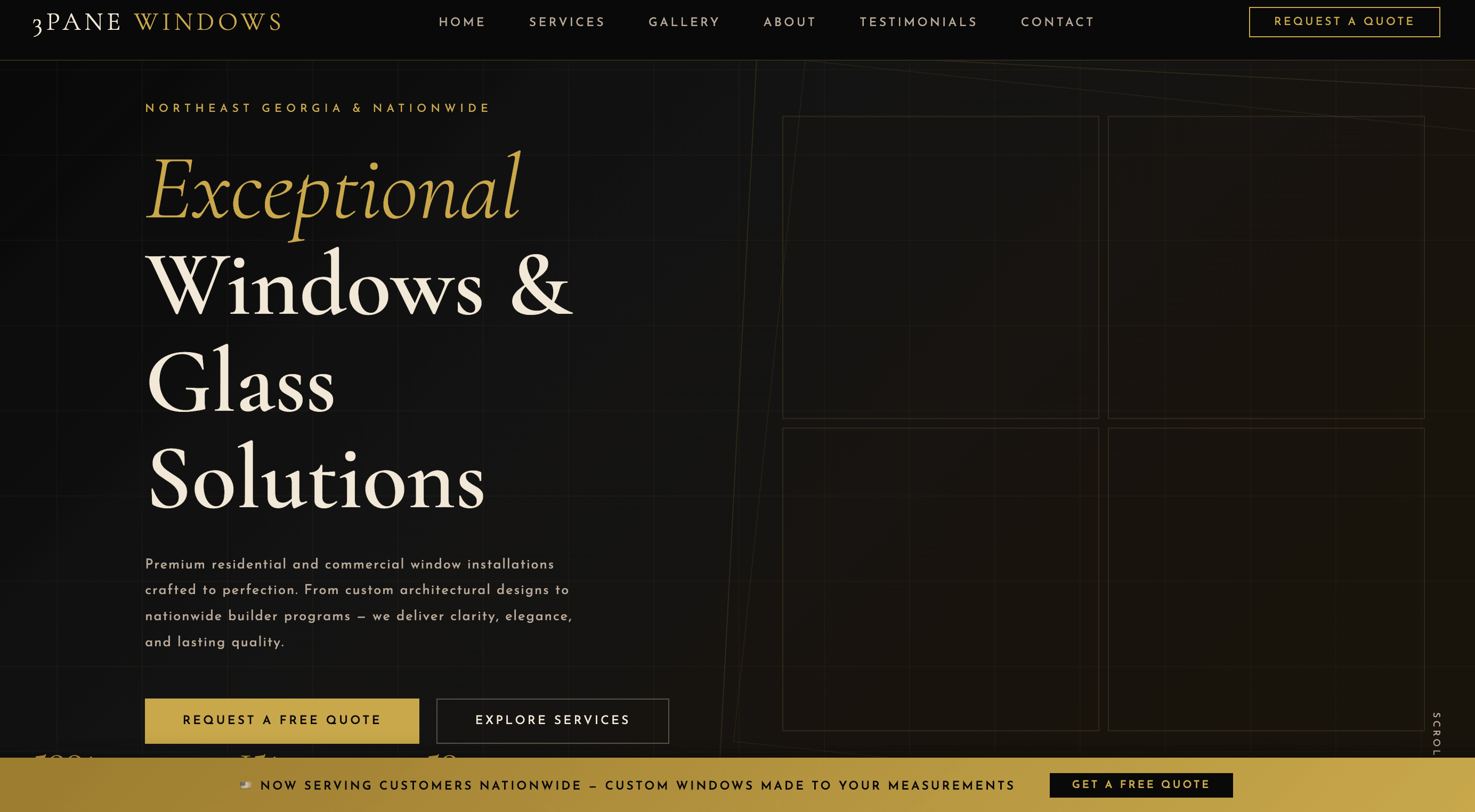 Professional website development for 3Pane Windows – affordable small business web design and SEO services